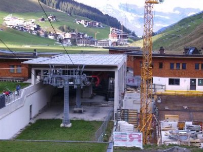 Talstation 8EUB und Baustelle der neuen GB1