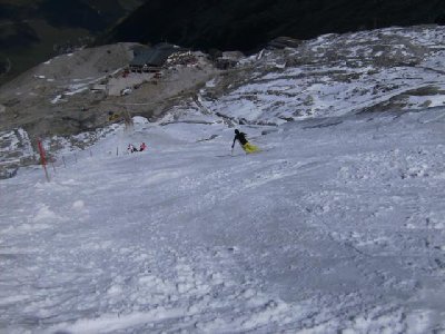nach dem Engstück - wieder ganz gut zu fahren