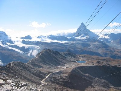 Und vom Hohtälli-Gipfel. Nach Westen rauf scheint es ziemlich flach zu werden.