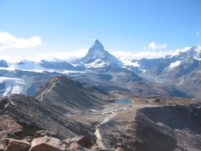 Die Piste aus östlicher Perspektive