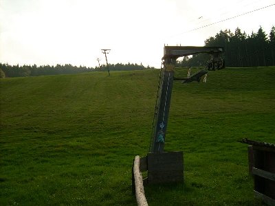 Trasse von Talstation aus