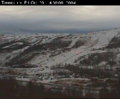 Tänndalen im Schweden, hat keine schneeproduktion nur naturschnee..