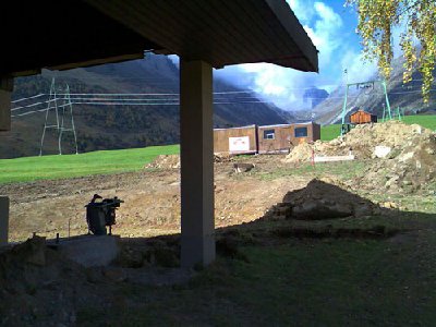 Umbau bei der Talstation Valtgeva