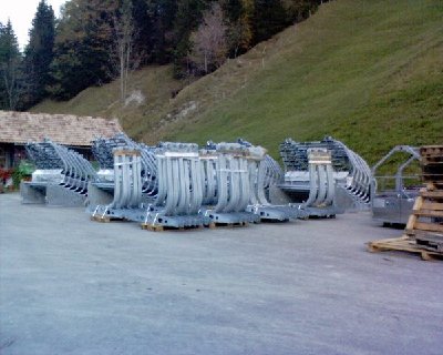 Sessel bereit zur Montage.