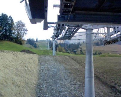 Blick auf die Strecke.