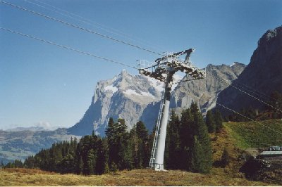 Stütze 1 mit Wetterhorn