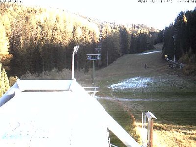 Ein erster Test an der Talstation auf 1550 m