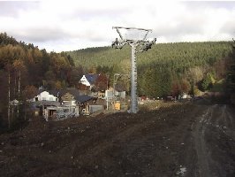 erste stütze mit Talstation