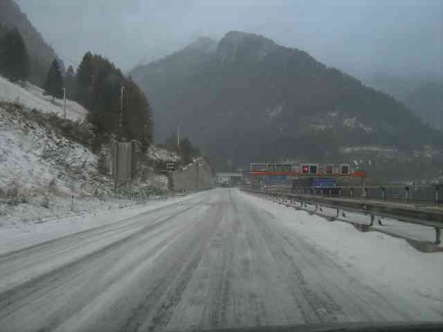 Samstag 20.10. um ca. 8.40  am Brennerpass