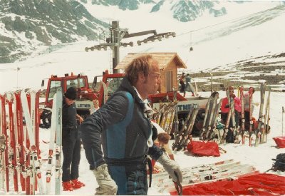 Sieht nach Einstieg SL Mittelbergjoch 1 aus - die damalige Mode!