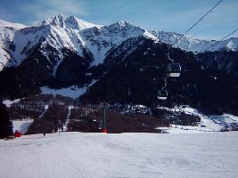 Talabfahrt nach St. Valentin.
<br />6EUB Haideralm im Vordergrund