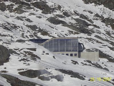 Kristallbahn - Die Sessel waren am Seil, die Bahn fuhr den ganzen tag über hin und wieder