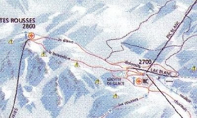 Man sieht die Direktverbindung von der &amp;quot;Tunnel&amp;quot; und die Umfahrung der DMC-Station in Richtung &amp;quot;Rousses&amp;quot; bzw. &amp;quot;Chamois&amp;quot;