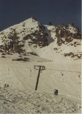 Blick zum Eggishorn. Im Vordergrund der 2-SL Elsenlücke.