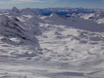 Auch wenn die oberste SB zu war - in Cervinia wars heute am besten zum carven