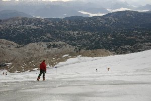 Unterer Teil SL Schladminger Gletscher mit Bergstation DSB Mitterstein