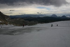 Oberer Teil der Piste am Schladminger Gletscher