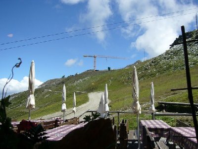 RAI Baustelle von CAI-Terrasse