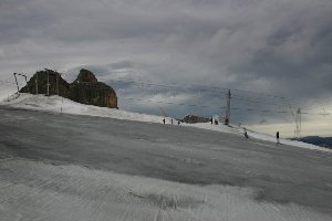 Eislaufplatz bei der Bergstation des Schladminger Gletscherliftes
