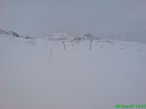 Und noch die Pisten bei Kirchenkarlift. Hier war zwar nichts los, hier gab es allerdings viele Steine auf der Piste :-(