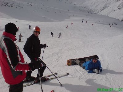 Pause im Pulverschnee :-)