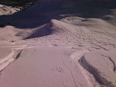 Bereits verspurt......es fand sich jedoch noch eine gute Linie!!!!