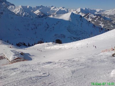 Piste bei der 6KSB Zwerenalpe
