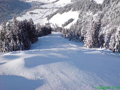 auch hier (am Riedberger Horn) eine Traumpiste, welche ebenfalls leer war :-)