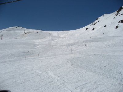 Aus der Viderjochbahn Richtung Alp Trider Ecklift