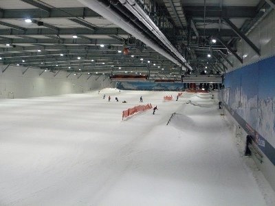 6KSB &amp;quot;Snow Dome Express&amp;quot; (Name laut skiresort.de) über dem neu gestalteten Funpark.