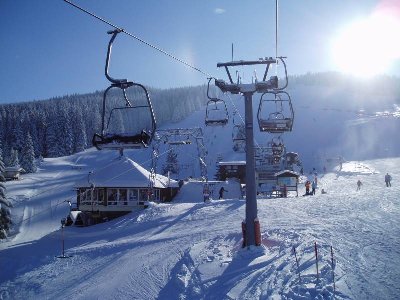 und kurz vor der Bergstation der DSB