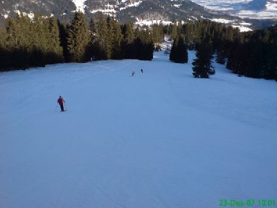 auf dem Weg zur DSB nach Gunzesried - hier war wenig los