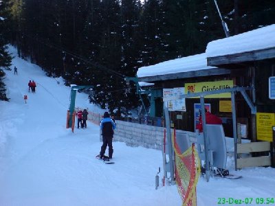 am Gipfellift war den ganzen Tag über nichts los