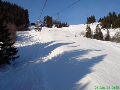 nochmals der Weltcup-Express mit der Weltcup-Piste