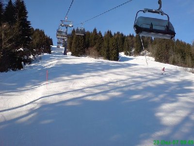 Weltcup-Express mit Weltcup-Piste - sie war sehr gut zu fahren :-)