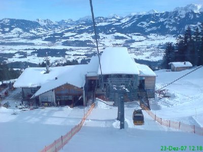 die Mittelstation der Hörnerbahn