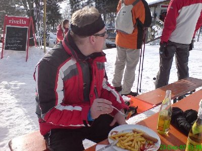 deshalb entschlossen wir uns nun für eine kurze Mittagspause und den Wechsel nach Bolsterlang