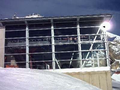 Bergstation der 6er-Sesselbahn Sonnenkar