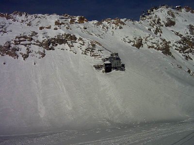 Blick zur Wetterstation