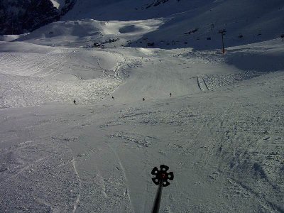 Rote Piste neben der 6er-Sesselbahn Sonnenkar