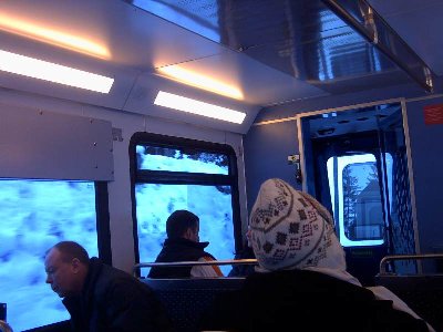 Auffahrt mit der Zahnradbahn