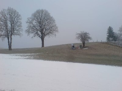 kanone auf dem trockenen