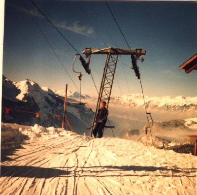 Das alter Ende von die Schlepper Balisalp