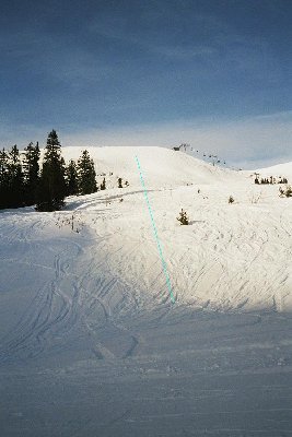 Hier ungefähr ging der Wanklift hoch. (99 abgetragen)