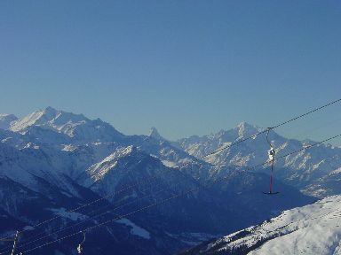 Furgulti mit Matterhorn und Weisshorn