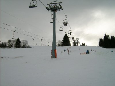 Weiterer Verlauf; bei SL gibt es vor den Bäumen einen Zwischeneinstieg
