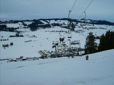 Tallifte mit Blick auf Kranzegg