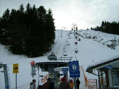 Start in Kranzegg: Die Tallifte, beide 1.300 Meter lang