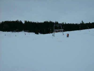 Der Wedellift, ein kurzer Übungs-SL (auch mit Dieselantrieb)