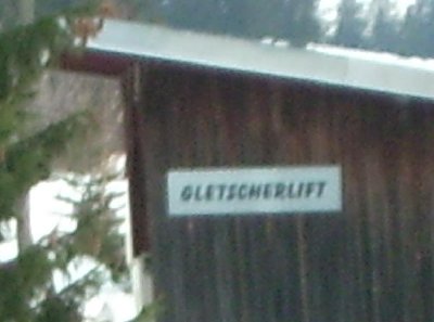 bzw. Gletscherlift (netter Scherz)